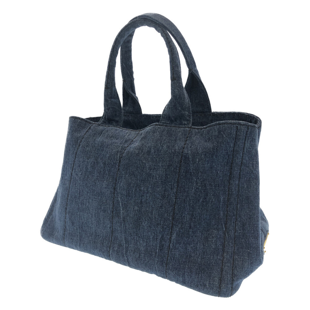 Prada Canapa Tote blue Denim bag